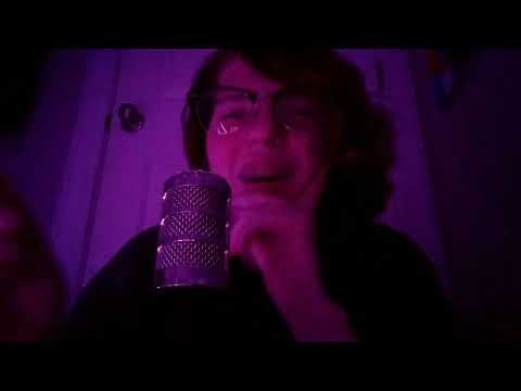 ASMR | Mat's costum video | stippling, mouth sounds, pen noms, hand movements |