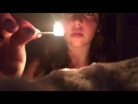 ASMR|| lighting candles| Upclose whispering| tapping