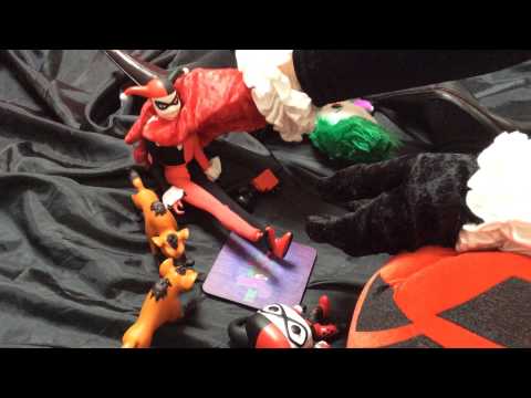 [ASMR] Harley Quinn gloves tapping and rubbing at Joker and Harl