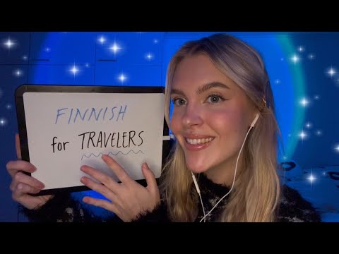 ASMR Learn Finnish With Me | PART 3 | Finnish for Travelers