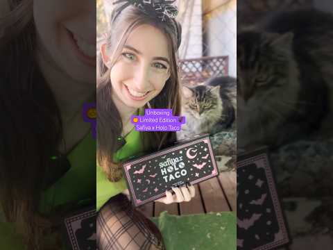 Unboxing Limited Edition @HoloTaco  Nail Polish! @safiya  #halloweenwithshorts #asmr