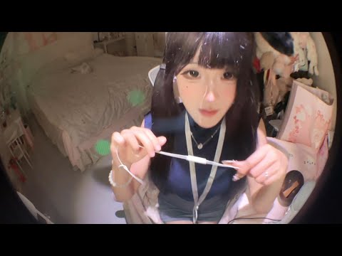 Sleep Relax ASMR | Cute Girl Gentle Scraping, Tapping & Whisper