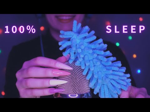 Asmr Mic Scratching , Brushing & Stroking | Hypnotic Asmr No Talking for Sleep with Long Nails - 1H