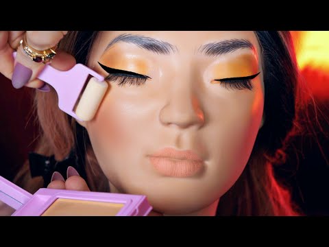 ASMR Makeup on Mannequin (Whispered)