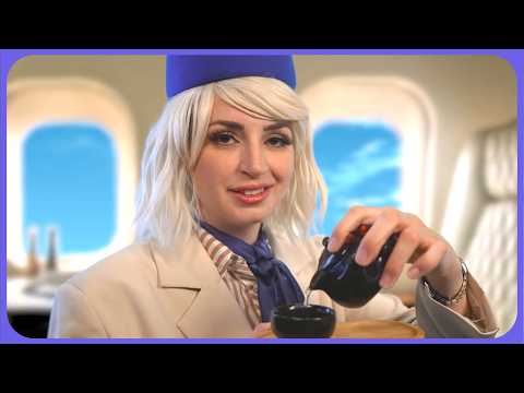 2 Minute ASMR | "Would like a drink on your private jet?"