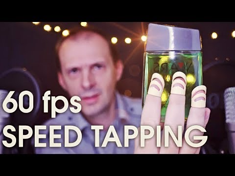 60 fps Speed Tapping 💪 Binaural No Talking ASMR