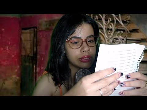 ASMR- Sussurrando o nome de inscritos