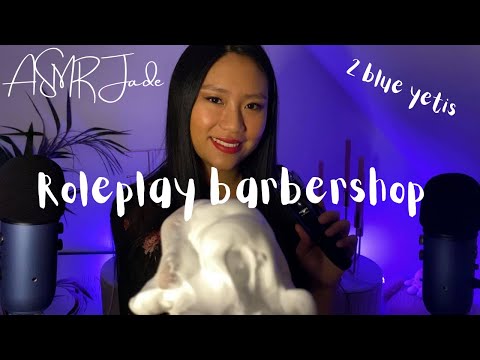 ASMR FR - ROLEPLAY BARBERSHOP BINAURAL TON MEILLEUR BARBIER (BARBE, COUPE , EPILATION)