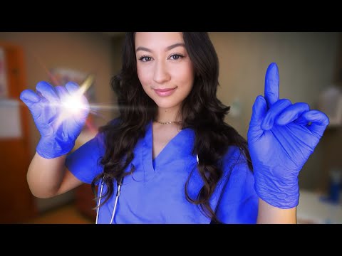 ASMR Detailed FULL BODY Medical Exam Roleplay 😴 Relaxing Physical Exam, Eye Exam & Ear Exam