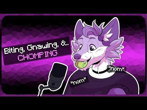 [Binaural ASMR] Purple Dog's Tantalizing Teeth Sounds...