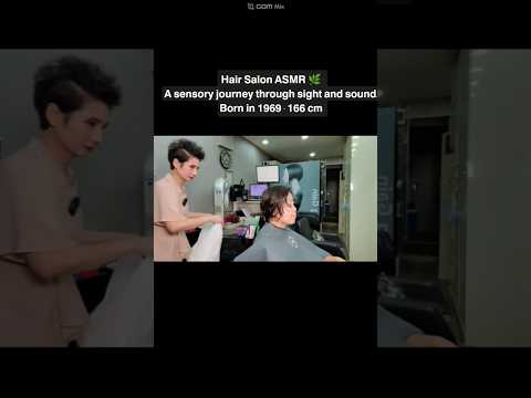 Hair Salon ASMR: Visual and Auditory Activation # Digital Setting Perm for Bouncy and Long-lasting C