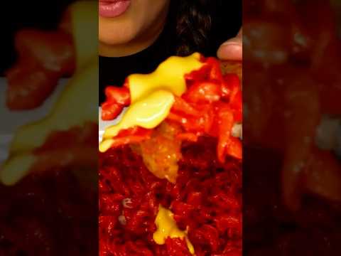 HOT CHEETOS MAC & CHEESE #asmr #cheese #spicy