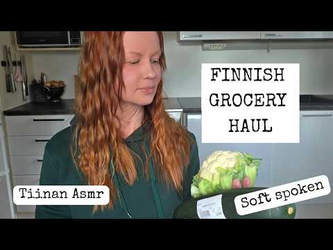 Finnish Grocery Shopping Haul | ASMR Soft Spoken with accent