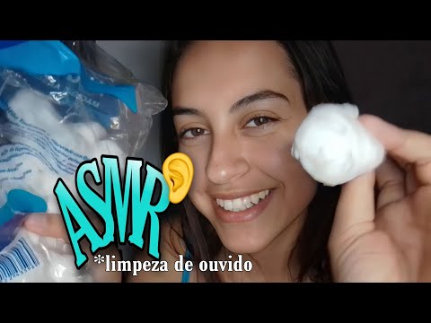 asmr limpando seus ouvidos