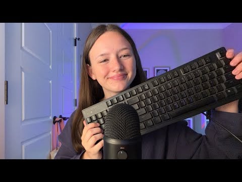 ASMR Keyboard Typing ⌨️ 🔑 