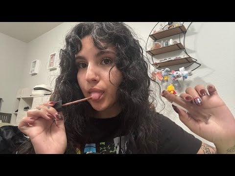ASMR Spit Painting Your Makeup 