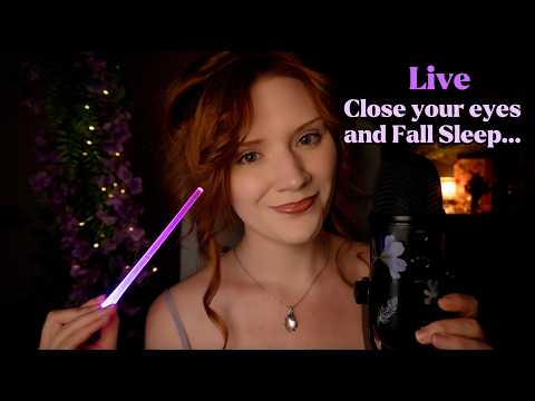 ASMR Clicky Inaudible whisper, Kisses,Wooden skin care, Honey spoon,Thunderstorm,Light😴