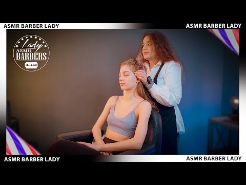 💈 ASMR Neck Massage by Barber Lady Elle