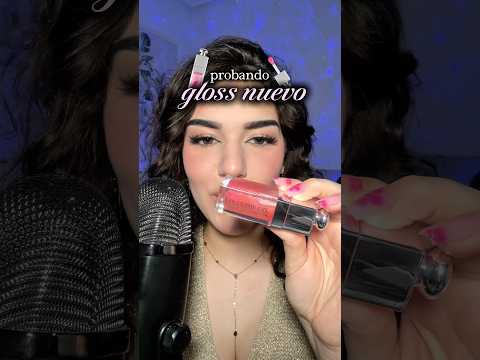 ✨Probando GLOSS BRILLANTE💋 #asmr #lipgloss#maquillaje