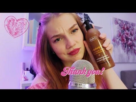 ASMR | Mini Beauty Haul ❤️ saying thank you!