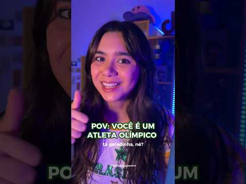 pov: você é um atleta olímpico