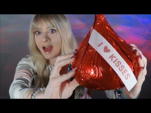 ASMR Eating GIANT Hershey's Kiss