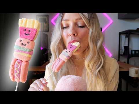 This Marshmallow Thing Is Not For The Weak 🍭😅🍔🍟🌭 Eating #ASMR
