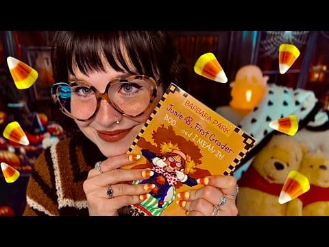 ASMR Autistic Halloween Storytime🎃 Junie B. Jones Compilation (WHOLE BOOK!)