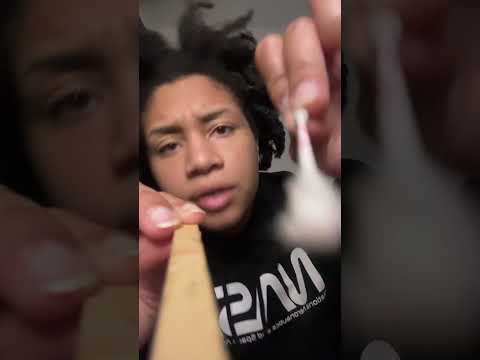 ASMR - Q Tip Mouth Cleaning