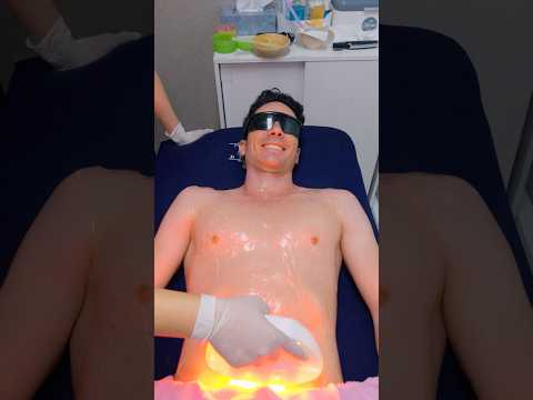 ASMR: Body Hair Removal with Shaving and Japanese IPL Laser Tratment #shorts
