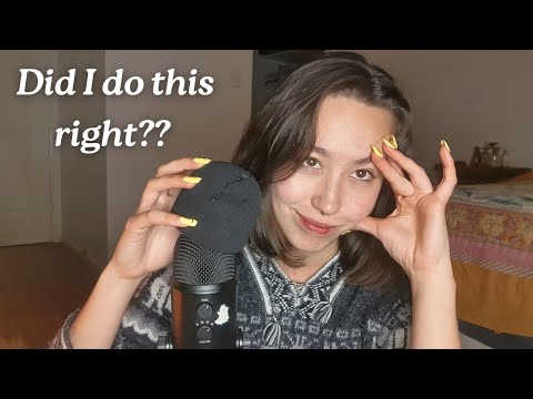 First time ASMR Mic Gripping (no mouth sounds)