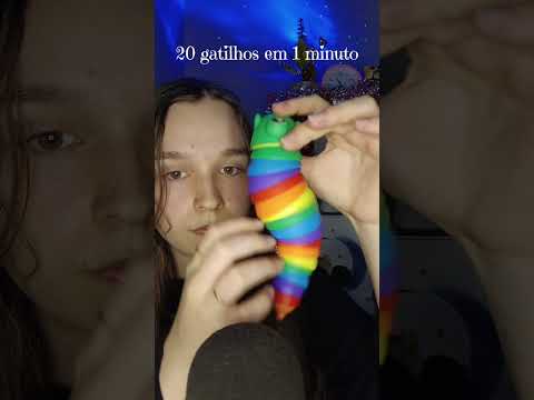 20 gatilhos em 1 minuto #asmr #dormir #relax