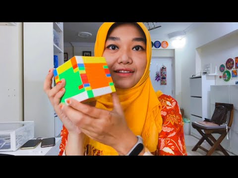 RP a friend showing you 10x10 Rubik’s Cube - ASMR soft spoken