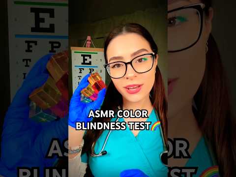 COLOR BLINDNESS TEST ASMR A🌈 #asmr #shorts