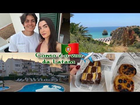 ASMR VLOG EM PORTUGAL 🇵🇹 | VOANDO COM LATAM #asmrvlog #portugal