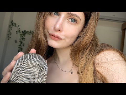 ASMR ~ mic scratching & plucking // mouth sounds & more… (triggers I enjoy ˖⁺‧₊˚♡˚₊‧⁺˖)