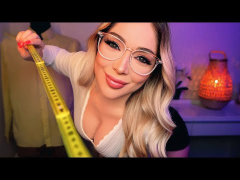 ASMR Measuring You BUT It Gets Weird ✂️ Tailor Role Play, Measuring Your Face & Body