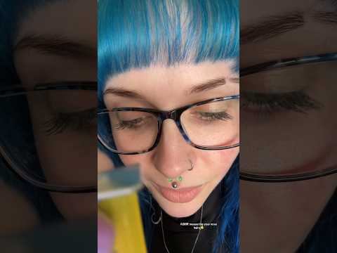 ASMR measuring your nose hairs😌full on✅⏰ #shorts #asmrmeasuring #asmr #asmrpersonalattention