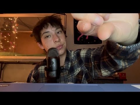 asmr plucking your negative energy 