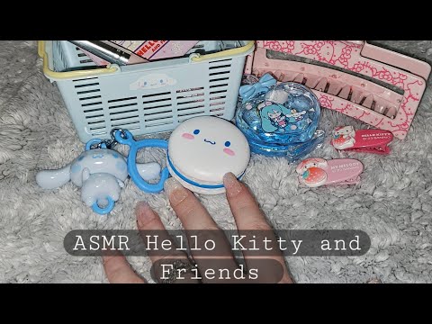 ASMR Sanrio Edition ♡ Tapping, Scratching, Soft Whispers, and Gentle Tracing