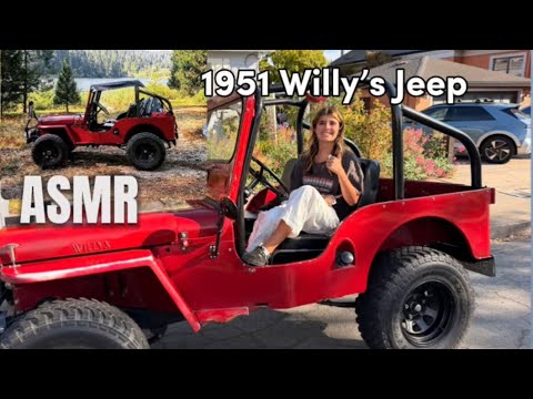 [ASMR] Car Tapping+Scratching (1951 Willy’s Jeep)