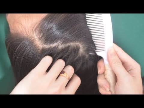ASMR Hair Combing And Hair Parting With Hair Sounds For Rest And Deep Sleep