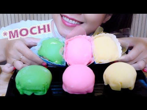 ASMR TAIWANESE MOCHI (Satisfying sticky Eating Sounds) | LINH-ASMR