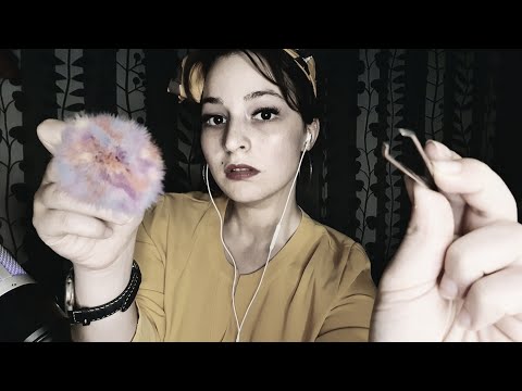 80'li Yıllardan ASMR Türkçe Roleplay 💜 | Negatif Enerji Alma, Olumlamalar, Saç Tarama 😴