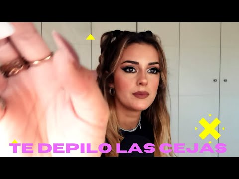 Te depilo las cejas | ASMR Español Roleplay