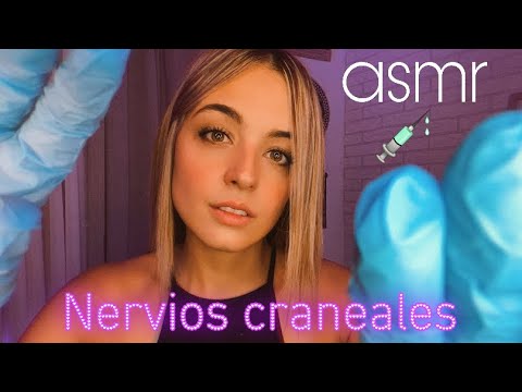 ASMR EXAMEN DE LOS NERVIOS CRANEALES 💉👩‍⚕️ | Roleplay En Español