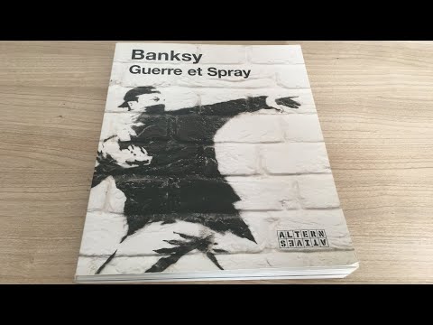 Guerre et Spray de Banksy / Livre de Street Art - ASMR Français