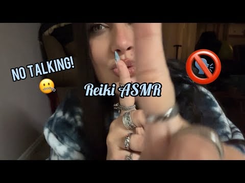 Reiki ASMR - NO TALKING (hand movements w/ ring sounds)