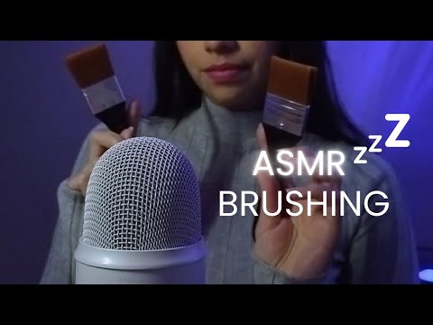 ASMR Solo Brushing en Micrófono 🎙️ Sonidos relajantes para dormir o calmar la ansiedad 