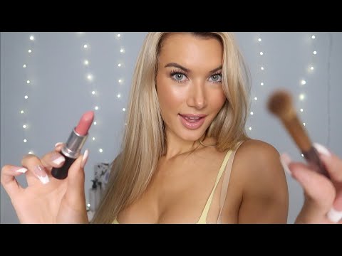 ASMR best friend does your BARBIE makeup